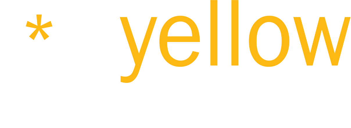 yellow werbemittel